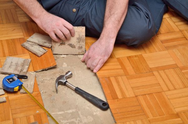 Handyman Floor Repair in Hendersonville