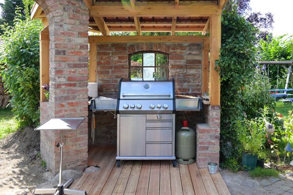 Propane Grill Assembly in Hendersonville