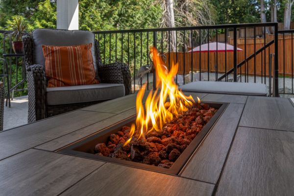 Gas Fire Pit Installation in Hendersonville
