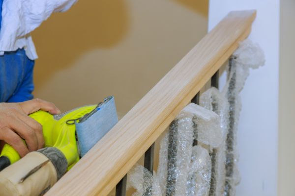 Handrail Sanding in Hendersonville