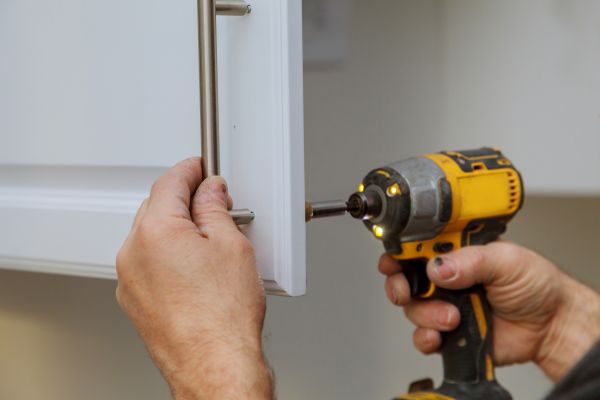 Cabinet Knob Installation in Hendersonville